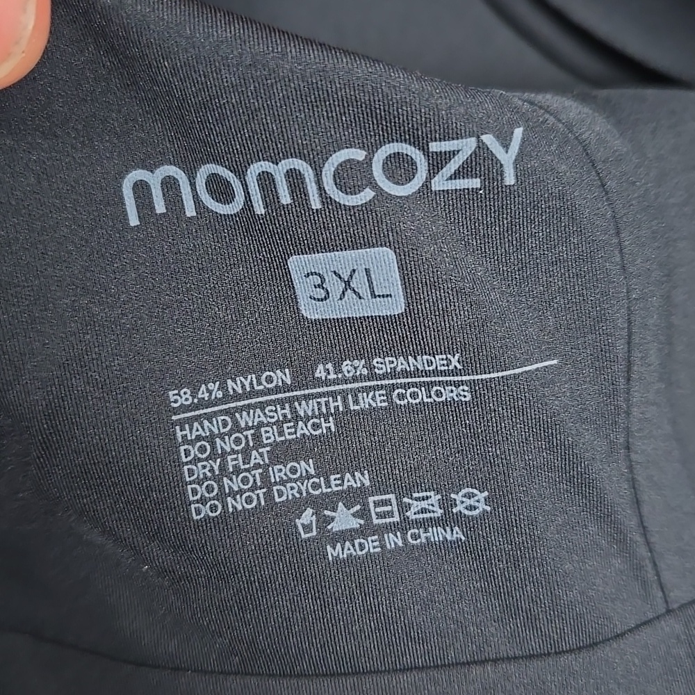 MomCozy Size 3XL Black Women's Wirefree Nursing Bralette - Picture 6 of 10
